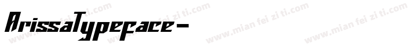 ArissaTypeface字体转换