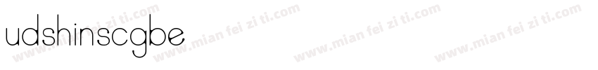 udshinscgbe字体转换