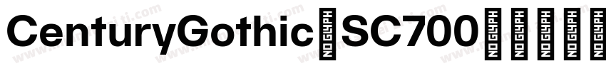 CenturyGothic-SC700字体转换