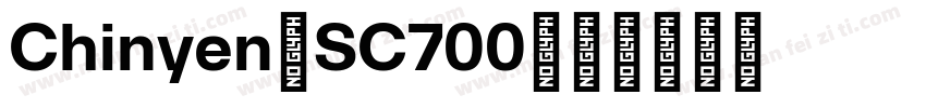 Chinyen-SC700字体转换