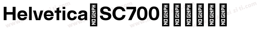 Helvetica-SC700字体转换