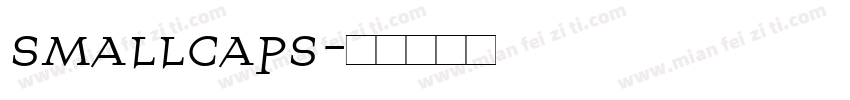 smallcaps字体转换
