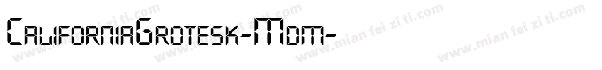 CaliforniaGrotesk-Mdm字体转换