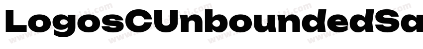 LogosCUnboundedSans字体转换
