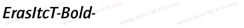 ErasItcT-Bold字体转换