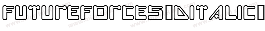 FutureForces3DItalic-omO4字体转换