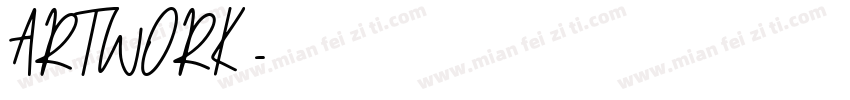 ARTWORK字体转换