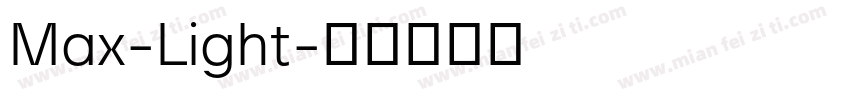 Max-Light字体转换