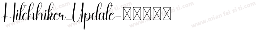 Hitchhiker_Update字体转换