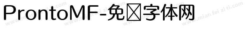 ProntoMF字体转换