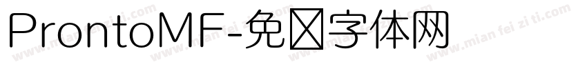 ProntoMF字体转换