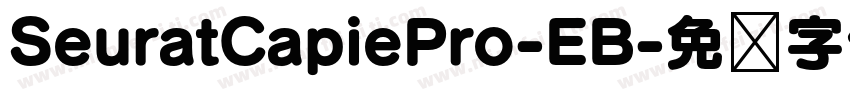 SeuratCapiePro-EB字体转换