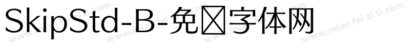 SkipStd-B字体转换