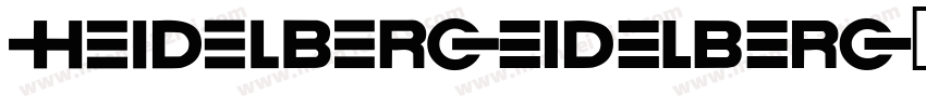 HeidelbergGothi字体转换