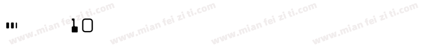 DINW10-Regular字体转换