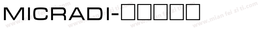 MicraDi字体转换