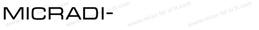 MicraDi字体转换