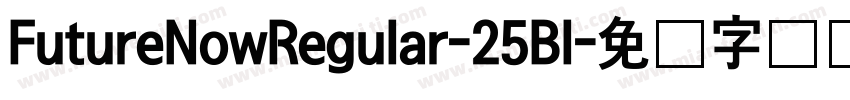 FutureNowRegular-25Bl字体转换
