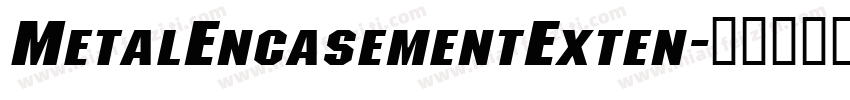 MetalEncasementExten字体转换