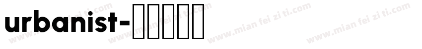 urbanist字体转换