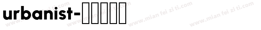 urbanist字体转换
