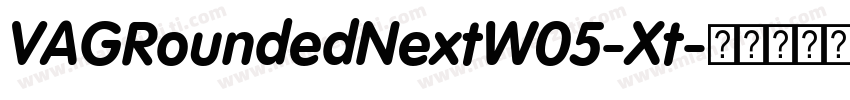 VAGRoundedNextW05-Xt字体转换