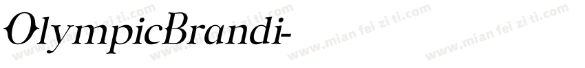 OlympicBrandi字体转换