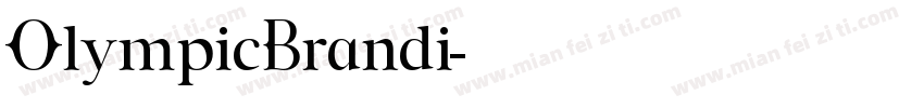 OlympicBrandi字体转换