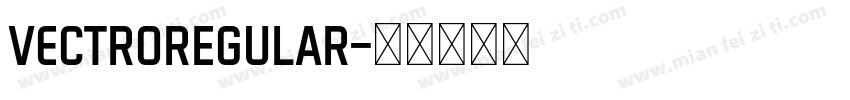 VECTRORegular字体转换