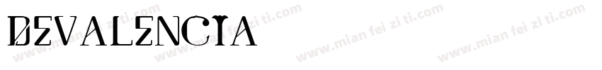 DeValencia字体转换