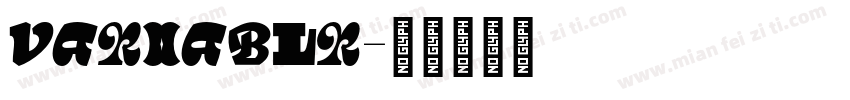 variablr字体转换