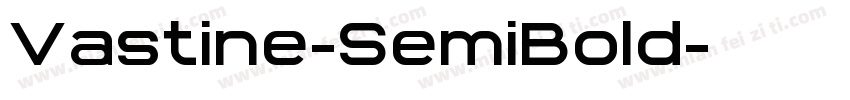 Vastine-SemiBold字体转换