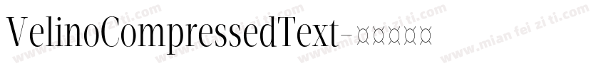 VelinoCompressedText字体转换