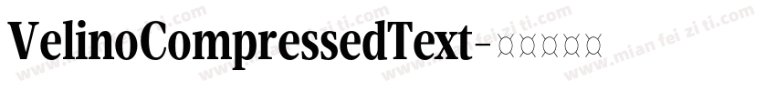 VelinoCompressedText字体转换