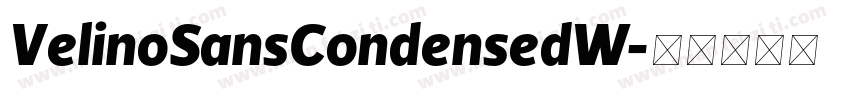 VelinoSansCondensedW字体转换