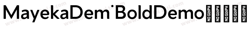 MayekaDemiBoldDemo字体转换