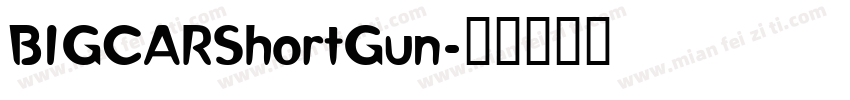 BIGCARShortGun字体转换