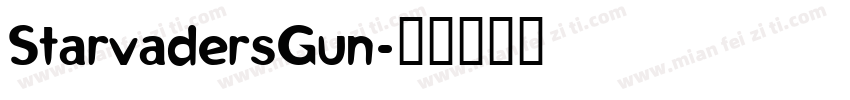StarvadersGun字体转换