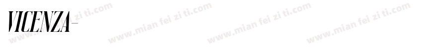 vicenza字体转换