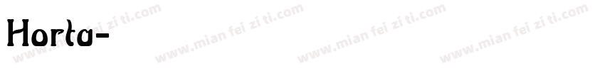 Horta字体转换