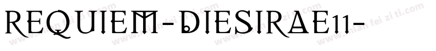 REQUIEM-DIESIRAE11字体转换