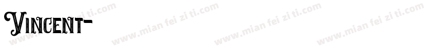 Vincent字体转换