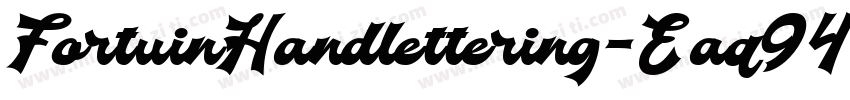 FortuinHandlettering-Eaq94字体转换