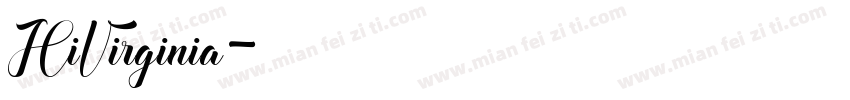 HiVirginia字体转换