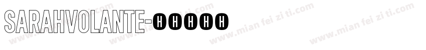 SarahVolante字体转换