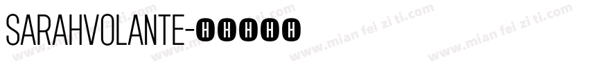 SarahVolante字体转换