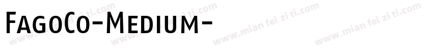 FagoCo-Medium字体转换