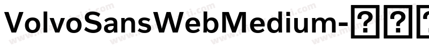VolvoSansWebMedium字体转换