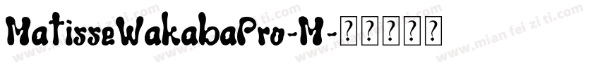 MatisseWakabaPro-M字体转换