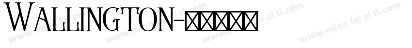 Wallington字体转换